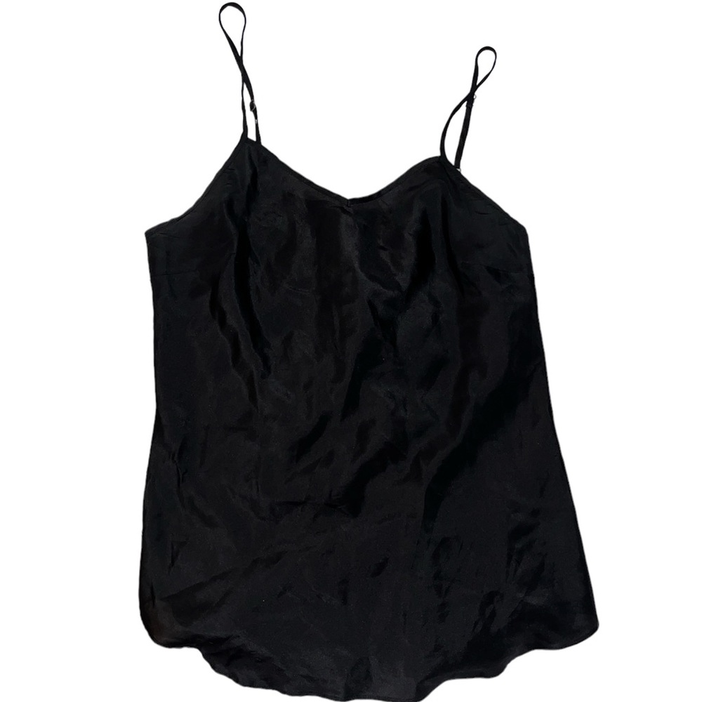 BROCHU WALKER the everyday black silk tank
